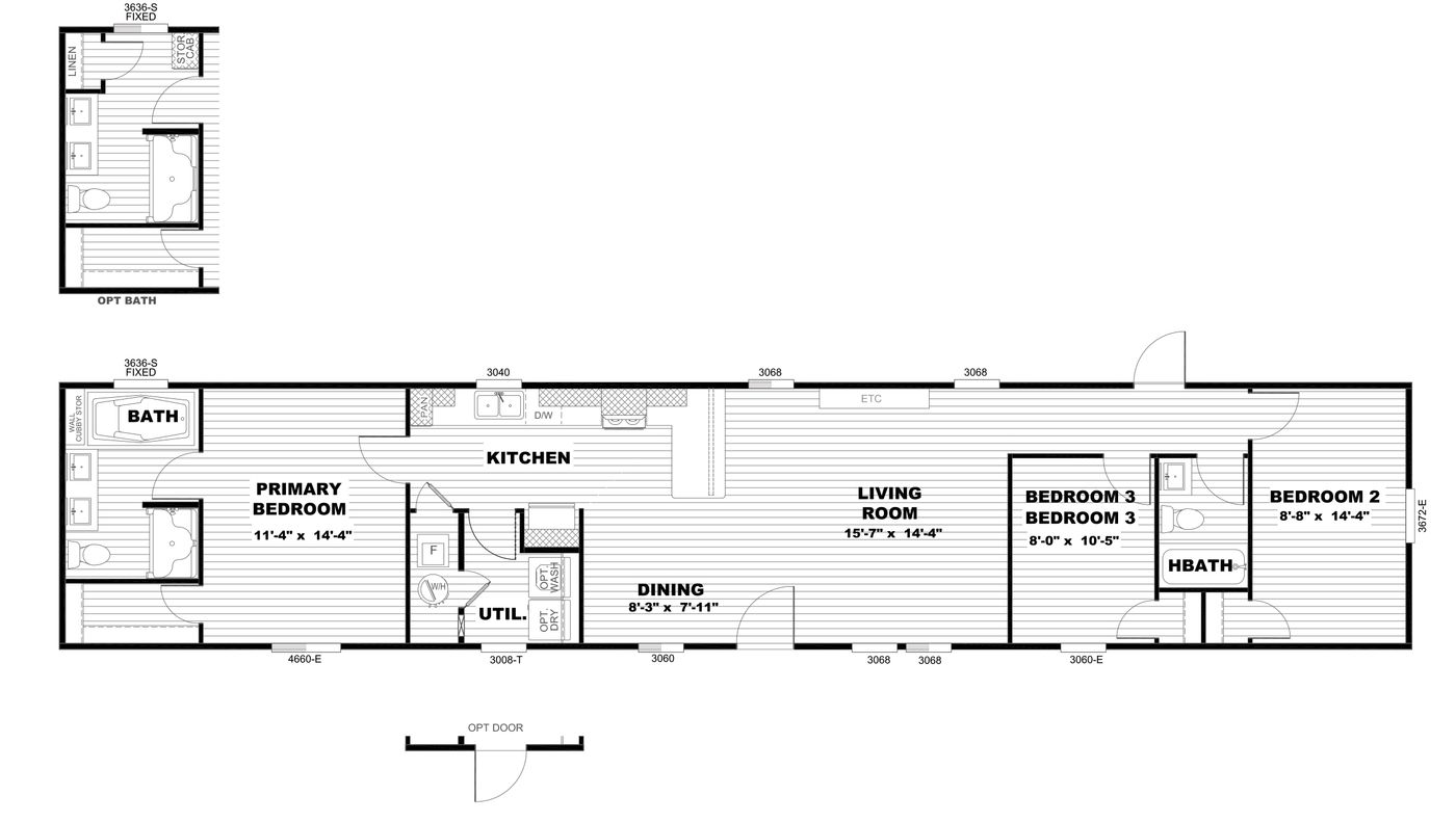 The RESOLUTION 16763K Floor Plan